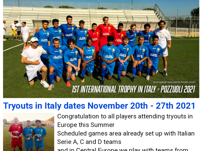 European Soccer School&nbsp;Redesign